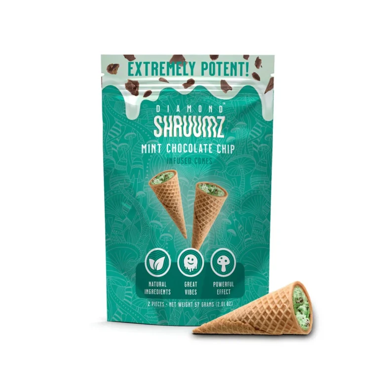 Mint Chocolate Chip Cones