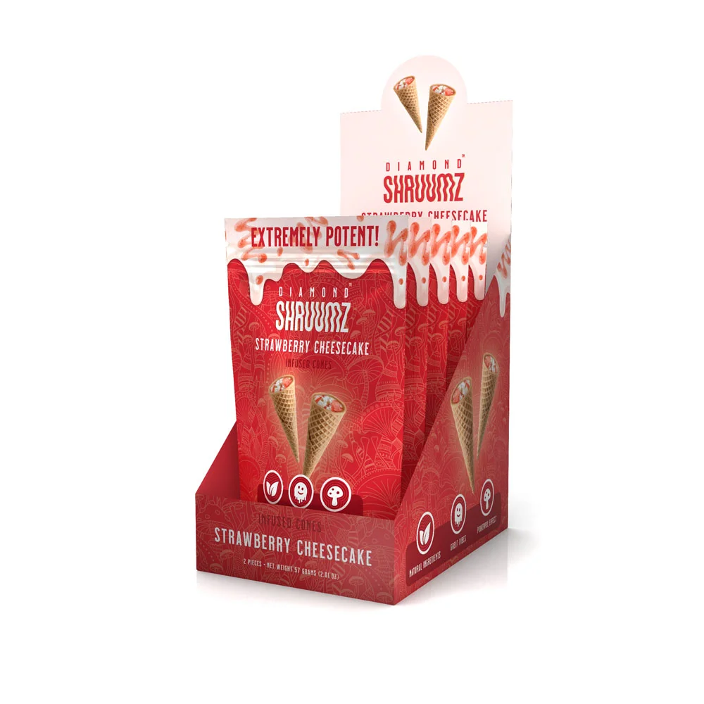 Strawberry Cheesecake Cones