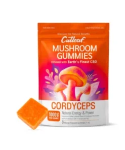 Cordyceps Mango Cutleaf Mushroom CBD Gummies 1000mg